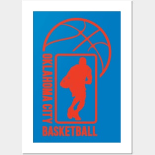 Oklahoma City Basketball 01 Posters and Art